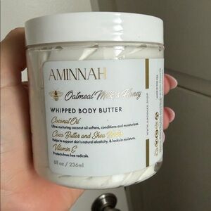 AMINNAH - Oatmeal Milk & Honey Whipped Body Butter